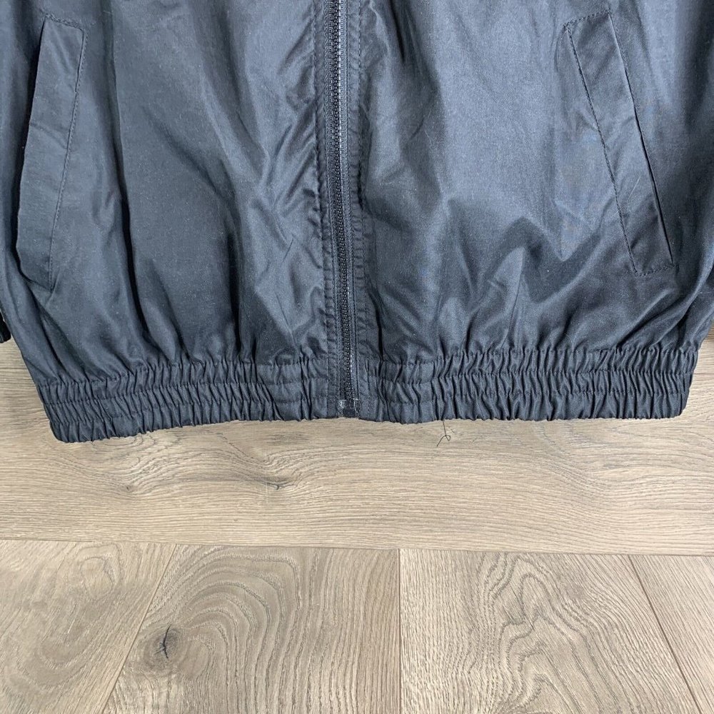 Reebok Mens Full Zip Windbreaker Embroidered "Get Teed Off At O.U."  Black Sz M - Picture 6 of 11